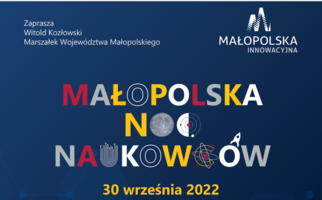 Plakat Małopolskiej Nocy Naukowców